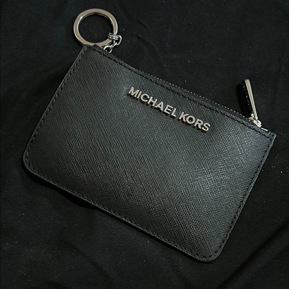 Michael Kors Black Leather Cardholder